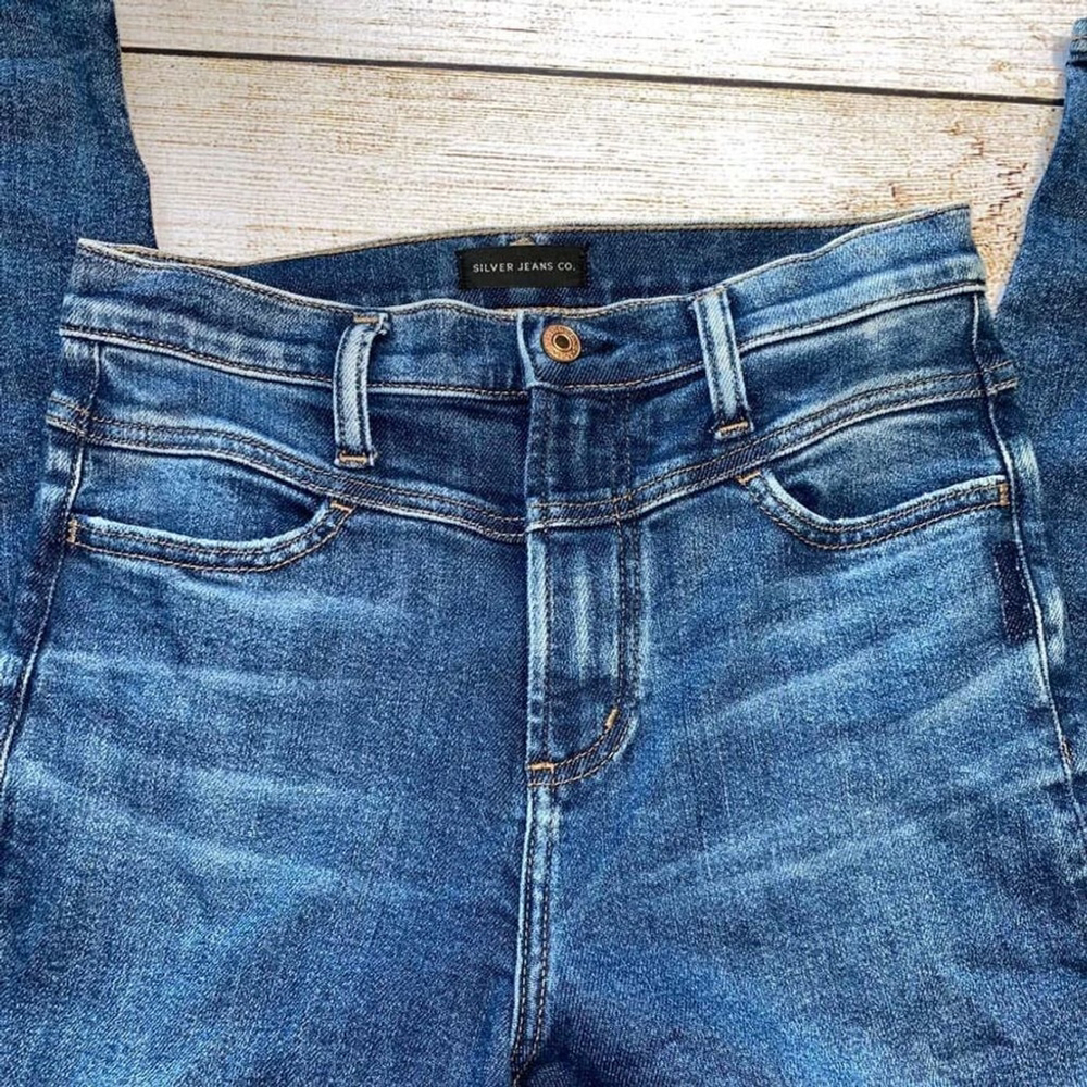 Silver Women's Ode to 80's High Rise Skinny Jeans (26) - Picture 2 of 9